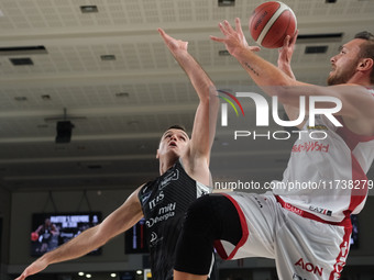 Stefano Tonut of EA7 Emporio Armani Milano is in action during the match between Dolomiti Energia Trentino and EA7 Emporio Armani Milano, re...