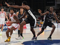 Armoni Brooks of EA7 Emporio Armani Milano is in action during the match between Dolomiti Energia Trentino and EA7 Emporio Armani Milano, re...