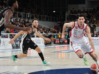 Leandro Bolmaro of EA7 Emporio Armani Milano is in action during the match between Dolomiti Energia Trentino and EA7 Emporio Armani Milano,...