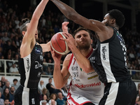 Stefano Tonut of EA7 Emporio Armani Milano penetrates during the match between Dolomiti Energia Trentino and EA7 Emporio Armani Milano in th...