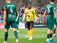 Lisandro Semedo participates in the game between Wieczysta Krakow and Olimpia Grudziadz in Krakow, Poland, on November 3, 2024. This is a Be...