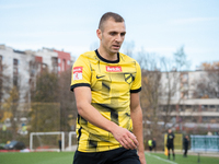 Pawel Lysiak participates in the game between Wieczysta Krakow and Olimpia Grudziadz in Krakow, Poland, on November 3, 2024. This is a Betcl...