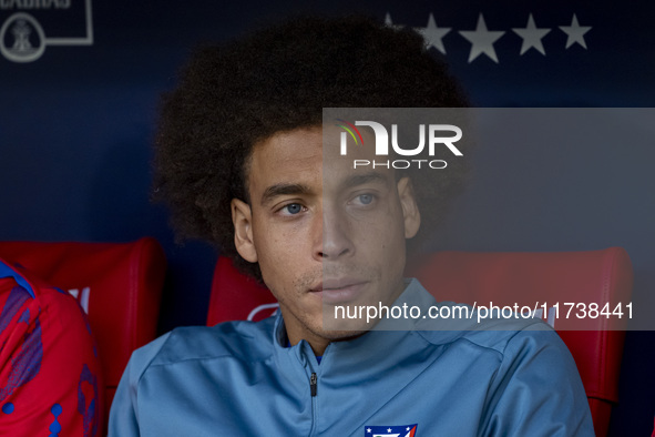 Axel Witsel of Atletico de Madrid sits on the bench during the La Liga EA Sports 2024/25 football match between Atletico de Madrid and UD La...