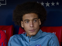 Axel Witsel of Atletico de Madrid sits on the bench during the La Liga EA Sports 2024/25 football match between Atletico de Madrid and UD La...