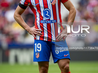 Julian Alvarez of Atletico de Madrid is seen during the La Liga EA Sports 2024/25 football match between Atletico de Madrid and UD Las Palma...