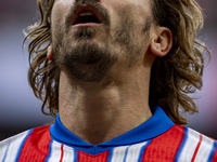 Antoine Griezmann of Atletico de Madrid appears disappointed during the La Liga EA Sports 2024/25 football match between Atletico de Madrid...