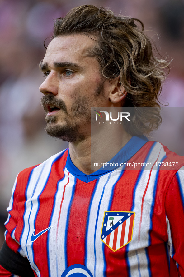 Antoine Griezmann of Atletico de Madrid is seen during the La Liga EA Sports 2024/25 football match between Atletico de Madrid and UD Las Pa...