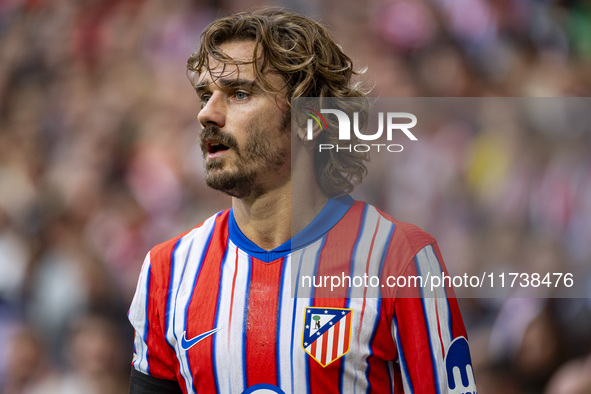 Antoine Griezmann of Atletico de Madrid is seen during the La Liga EA Sports 2024/25 football match between Atletico de Madrid and UD Las Pa...