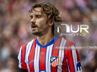 Antoine Griezmann of Atletico de Madrid is seen during the La Liga EA Sports 2024/25 football match between Atletico de Madrid and UD Las Pa...