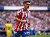 Nahuel Molina of Atletico de Madrid is seen during the La Liga EA Sports 2024/25 football match between Atletico de Madrid and UD Las Palmas...