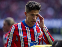 Giuliano Simeone of Atletico de Madrid is seen during the La Liga EA Sports 2024/25 football match between Atletico de Madrid and UD Las Pal...