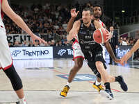 Toto Forray of Dolomiti Energia Trentino is in action during the match between Dolomiti Energia Trentino and EA7 Emporio Armani Milano, regu...