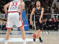 Toto Forray of Dolomiti Energia Trentino is in action during the match between Dolomiti Energia Trentino and EA7 Emporio Armani Milano, regu...