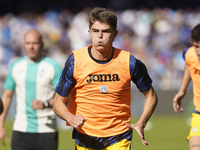 Charles De Ketelaere of Atalanta BC warms up before the Serie A match between SSC Napoli and Atalanta BC at Stadio Diego Armando Maradona Na...