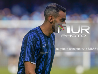 Davide Zappacosta of Atalanta BC during the Serie A match between SSC Napoli and Atalanta BC at Stadio Diego Armando Maradona Naples Italy o...