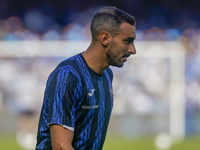 Davide Zappacosta of Atalanta BC during the Serie A match between SSC Napoli and Atalanta BC at Stadio Diego Armando Maradona Naples Italy o...