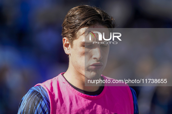 Nicolo Zaniolo of Atalanta BC during the Serie A match between SSC Napoli and Atalanta BC at Stadio Diego Armando Maradona Naples Italy on 3...