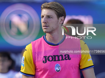 Marco Brescianini of Atalanta BC during the Serie A match between SSC Napoli and Atalanta BC at Stadio Diego Armando Maradona Naples Italy o...