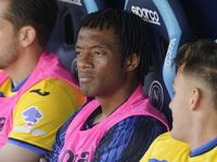 Juan Cuadrado of Atalanta BC during the Serie A match between SSC Napoli and Atalanta BC at Stadio Diego Armando Maradona Naples Italy on 3...