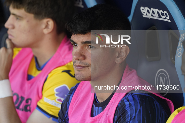 Raoul Bellanova of Atalanta BC during the Serie A match between SSC Napoli and Atalanta BC at Stadio Diego Armando Maradona Naples Italy on...