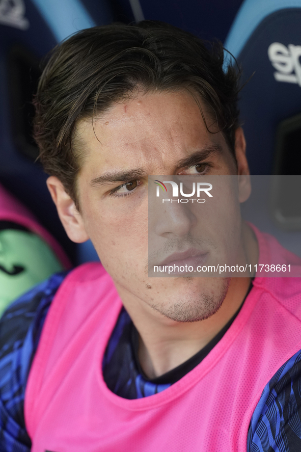 Nicolo Zaniolo of Atalanta BC during the Serie A match between SSC Napoli and Atalanta BC at Stadio Diego Armando Maradona Naples Italy on 3...