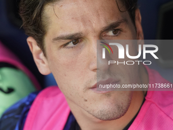 Nicolo Zaniolo of Atalanta BC during the Serie A match between SSC Napoli and Atalanta BC at Stadio Diego Armando Maradona Naples Italy on 3...