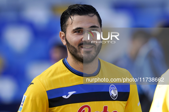 Sead Kolasinac of Atalanta BC during the Serie A match between SSC Napoli and Atalanta BC at Stadio Diego Armando Maradona Naples Italy on 3...