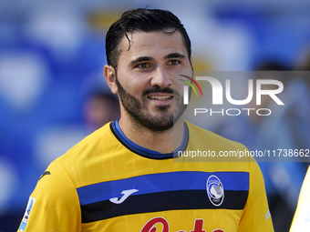 Sead Kolasinac of Atalanta BC during the Serie A match between SSC Napoli and Atalanta BC at Stadio Diego Armando Maradona Naples Italy on 3...