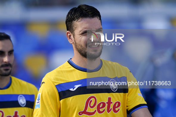 Berat Djimsiti of Atalanta BC during the Serie A match between SSC Napoli and Atalanta BC at Stadio Diego Armando Maradona Naples Italy on 3...