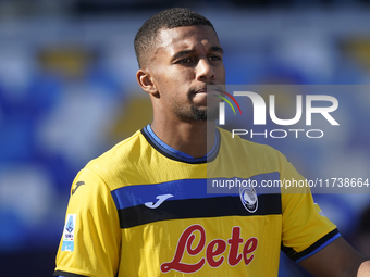 Isak Hien of Atalanta BC during the Serie A match between SSC Napoli and Atalanta BC at Stadio Diego Armando Maradona Naples Italy on 3 Nove...