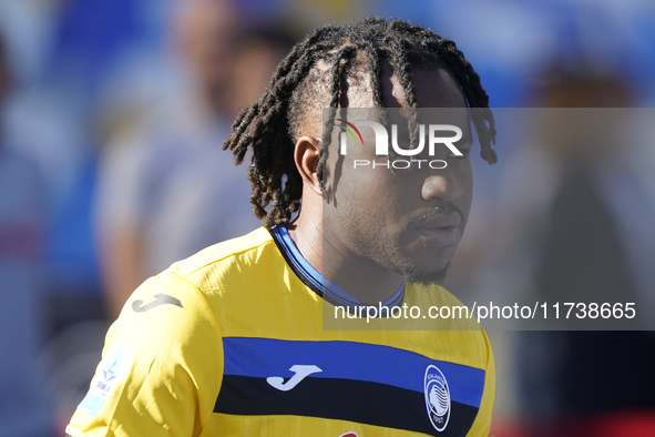 Ademola Lookman of Atalanta BC during the Serie A match between SSC Napoli and Atalanta BC at Stadio Diego Armando Maradona Naples Italy on...