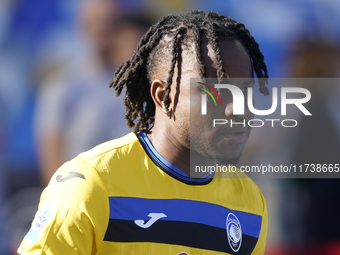 Ademola Lookman of Atalanta BC during the Serie A match between SSC Napoli and Atalanta BC at Stadio Diego Armando Maradona Naples Italy on...