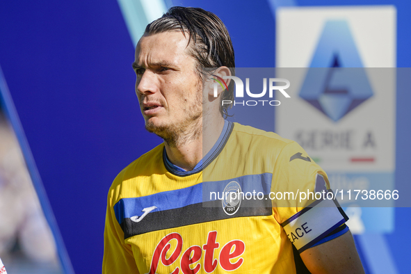 Marten de Roon of Atalanta BC during the Serie A match between SSC Napoli and Atalanta BC at Stadio Diego Armando Maradona Naples Italy on 3...