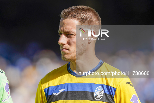 Mario Pasalic of Atalanta BC during the Serie A match between SSC Napoli and Atalanta BC at Stadio Diego Armando Maradona Naples Italy on 3...