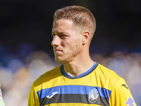 Mario Pasalic of Atalanta BC during the Serie A match between SSC Napoli and Atalanta BC at Stadio Diego Armando Maradona Naples Italy on 3...