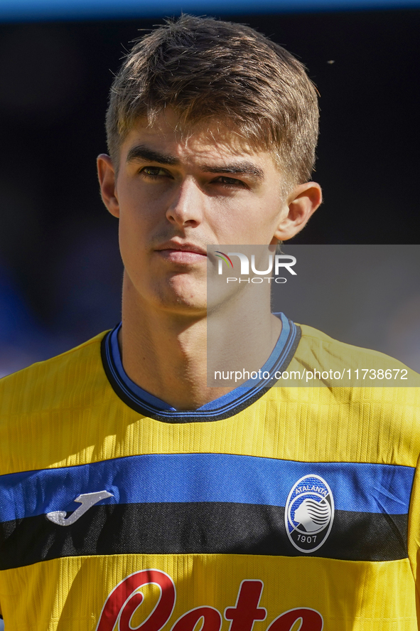 Charles De Ketelaere of Atalanta BC during the Serie A match between SSC Napoli and Atalanta BC at Stadio Diego Armando Maradona Naples Ital...