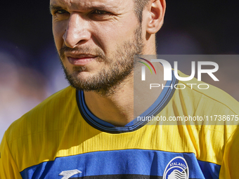 Berat Djimsiti of Atalanta BC during the Serie A match between SSC Napoli and Atalanta BC at Stadio Diego Armando Maradona Naples Italy on 3...