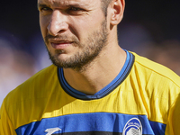 Berat Djimsiti of Atalanta BC during the Serie A match between SSC Napoli and Atalanta BC at Stadio Diego Armando Maradona Naples Italy on 3...