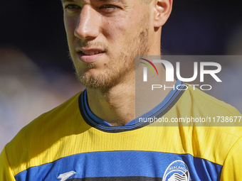 Mario Pasalic of Atalanta BC during the Serie A match between SSC Napoli and Atalanta BC at Stadio Diego Armando Maradona Naples Italy on 3...