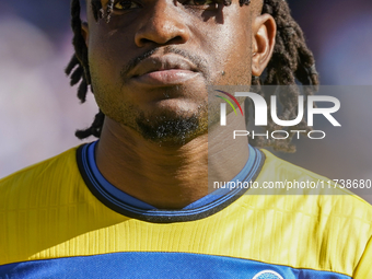 Ademola Lookman of Atalanta BC during the Serie A match between SSC Napoli and Atalanta BC at Stadio Diego Armando Maradona Naples Italy on...