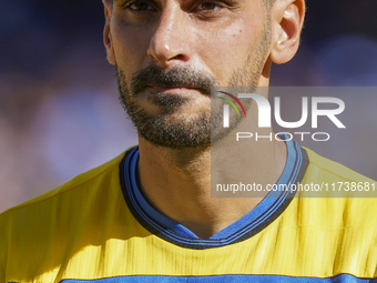 Davide Zappacosta of Atalanta BC during the Serie A match between SSC Napoli and Atalanta BC at Stadio Diego Armando Maradona Naples Italy o...