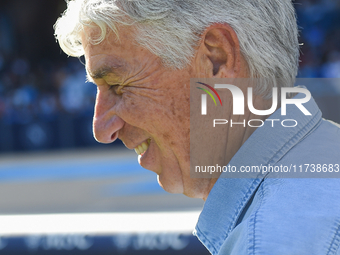 Gian Piero Gasperini Head Coach of Atalanta BC during the Serie A match between SSC Napoli and Atalanta BC at Stadio Diego Armando Maradona...