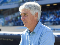 Gian Piero Gasperini Head Coach of Atalanta BC during the Serie A match between SSC Napoli and Atalanta BC at Stadio Diego Armando Maradona...