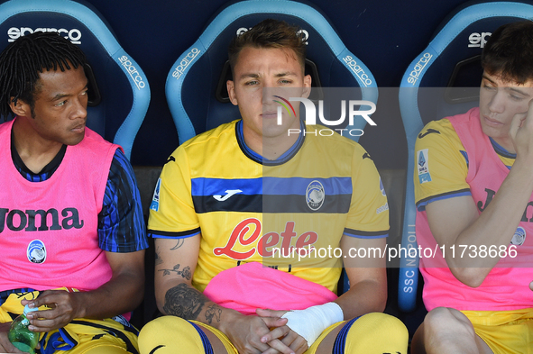 Mateo Retegui of Atalanta BC during the Serie A match between SSC Napoli and Atalanta BC at Stadio Diego Armando Maradona Naples Italy on 3...