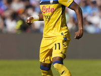 Ademola Lookman of Atalanta BC during the Serie A match between SSC Napoli and Atalanta BC at Stadio Diego Armando Maradona Naples Italy on...