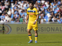 Sead Kolasinac of Atalanta BC during the Serie A match between SSC Napoli and Atalanta BC at Stadio Diego Armando Maradona Naples Italy on 3...