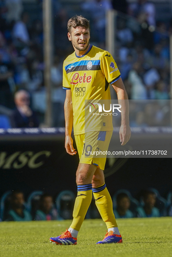 Berat Djimsiti of Atalanta BC during the Serie A match between SSC Napoli and Atalanta BC at Stadio Diego Armando Maradona Naples Italy on 3...