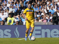 Sead Kolasinac of Atalanta BC during the Serie A match between SSC Napoli and Atalanta BC at Stadio Diego Armando Maradona Naples Italy on 3...