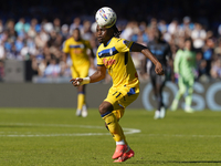 Ademola Lookman of Atalanta BC during the Serie A match between SSC Napoli and Atalanta BC at Stadio Diego Armando Maradona Naples Italy on...