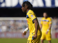 Ademola Lookman of Atalanta BC during the Serie A match between SSC Napoli and Atalanta BC at Stadio Diego Armando Maradona Naples Italy on...